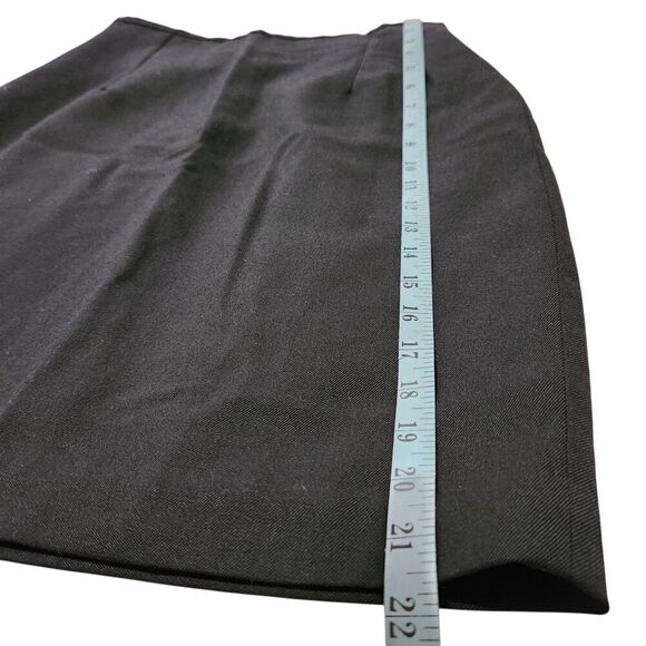 The Limited Pencil Skirt Size 10 BLACK 100%wool Made In Italy - Picture 4 of 8